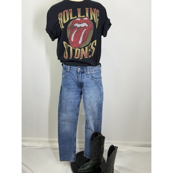 Authentic rolling stones black tee w rhinestones - Picture 9 of 12